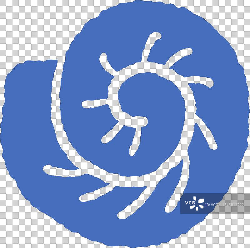 鹦鹉螺壳螺旋图片素材