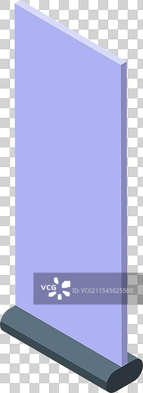 空白的紫色拉网展架图片素材