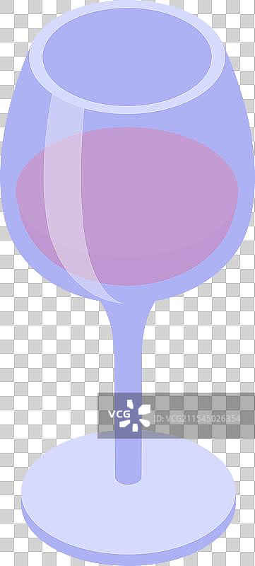 优雅的红酒杯中盛满红酒图片素材