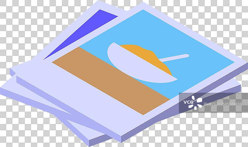 一堆展示热带风光的即时彩色照片图片素材