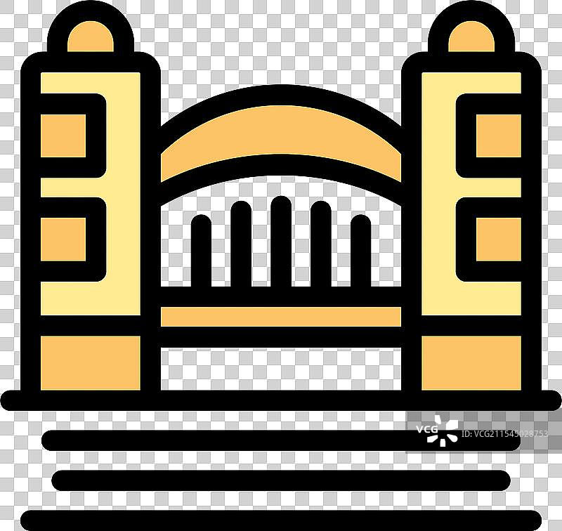 悉尼海港大桥矗立在水道上图片素材