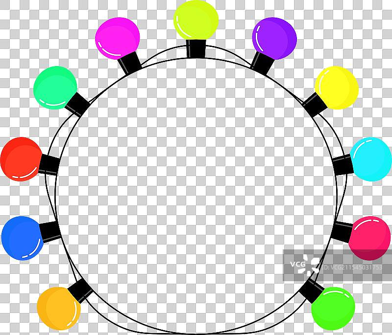 装饰性的彩色灯光图片素材