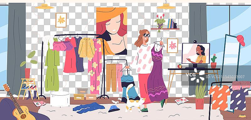 在线个人造型师专业服装图片素材