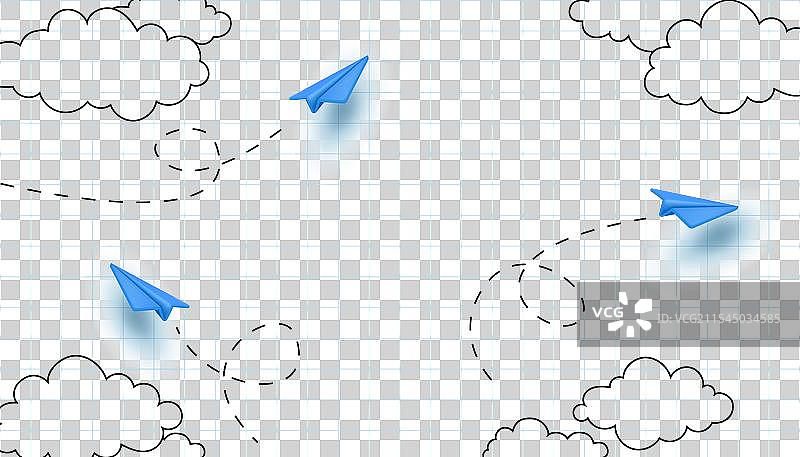学校背景 3D 纸飞机返回图片素材