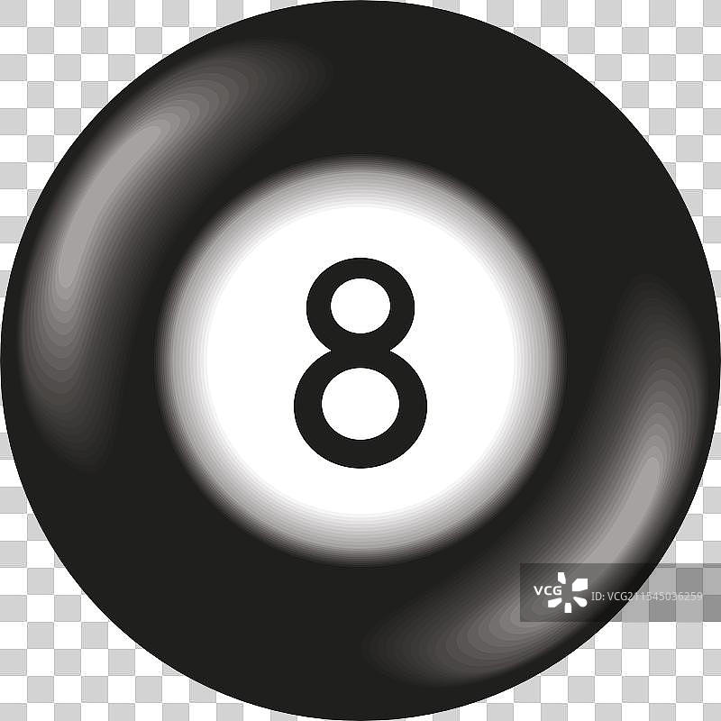 台球八号球运动器材图片素材