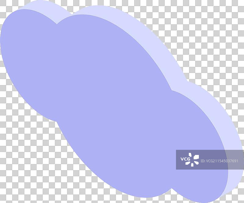 天空中漂浮的浅紫色云朵图片素材