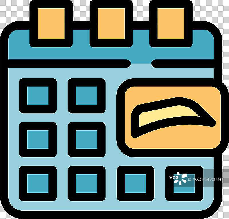 美容院日历展示眉形修整图片素材