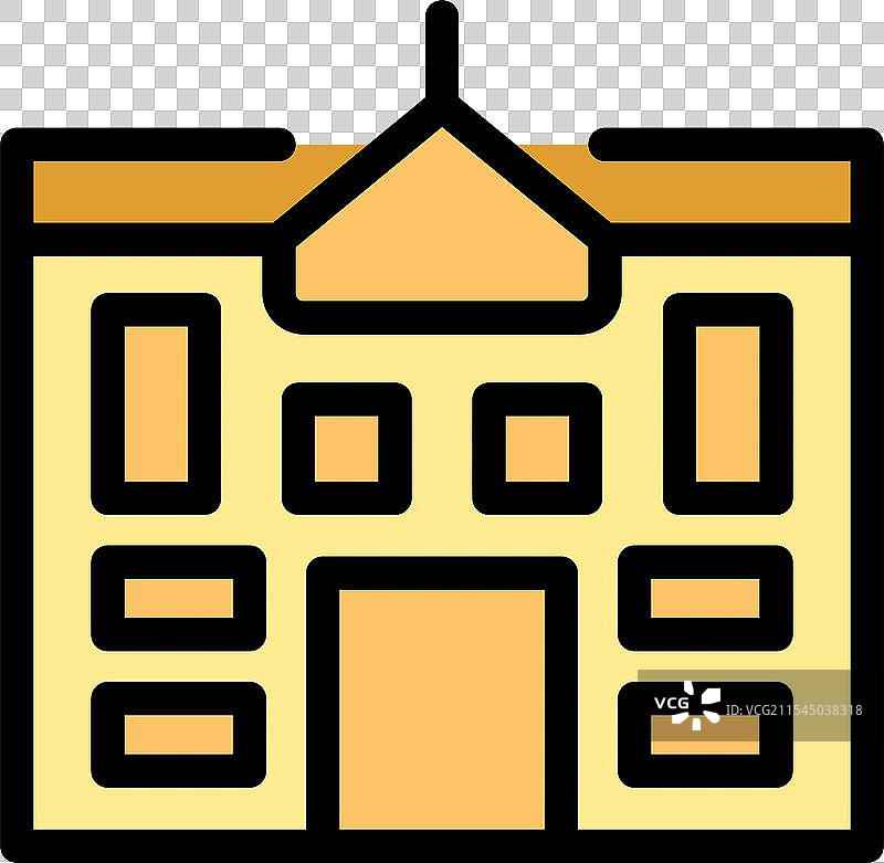 大学学院外立面建筑外观图片素材