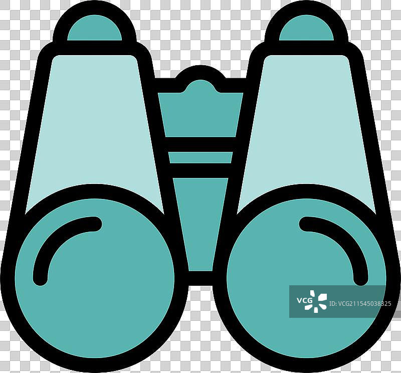 绿色双筒望远镜提供增强视野图片素材