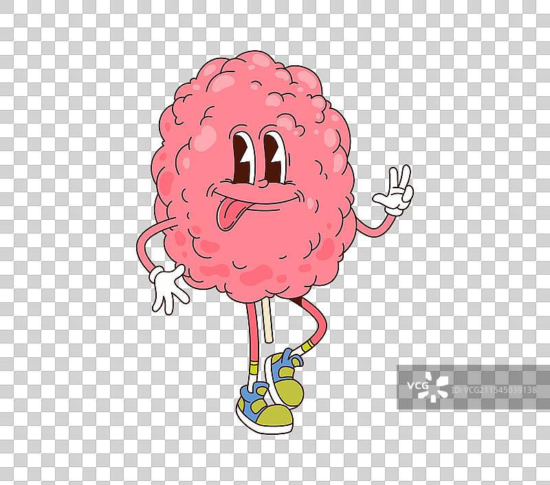 棉花糖搞笑的嬉皮士甜点角色图片素材