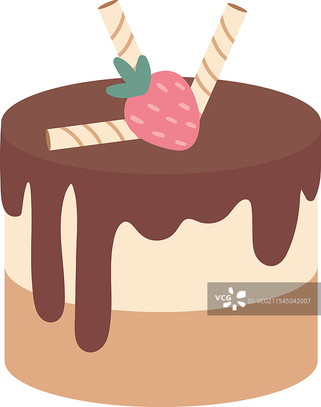 融化的巧克力蛋糕甜点图片素材