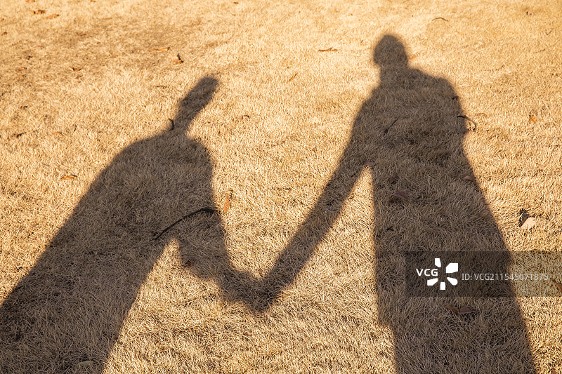 情侣的影子图片素材