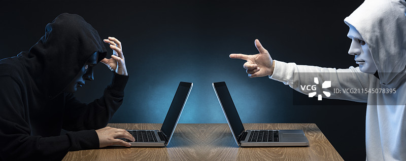 黑客 破解者 攻击者图片素材