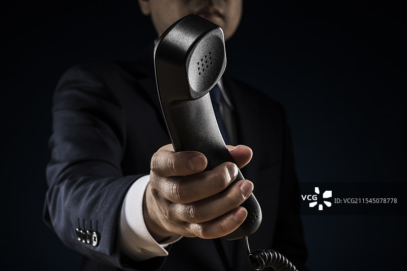 商人打电话图片素材