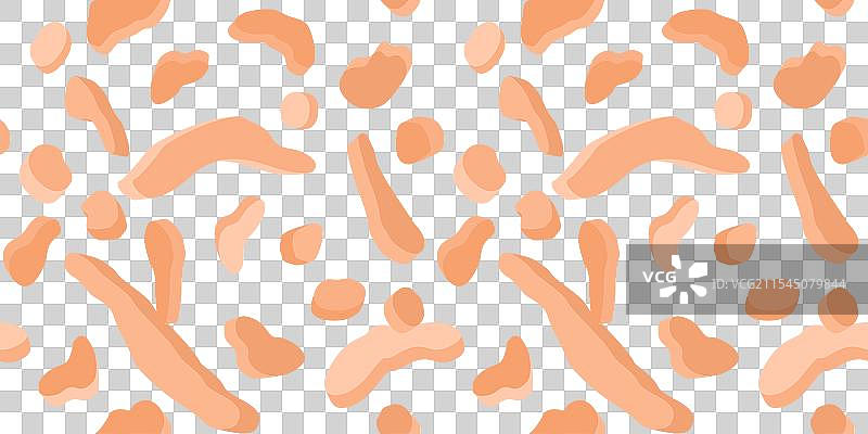 无缝桃毛流行抽象图案图片素材