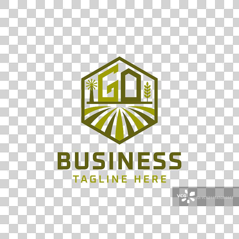 现代农业logo设计，前卫的农业标志图片素材