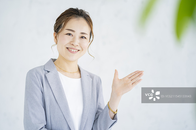 微笑的女商人图片素材