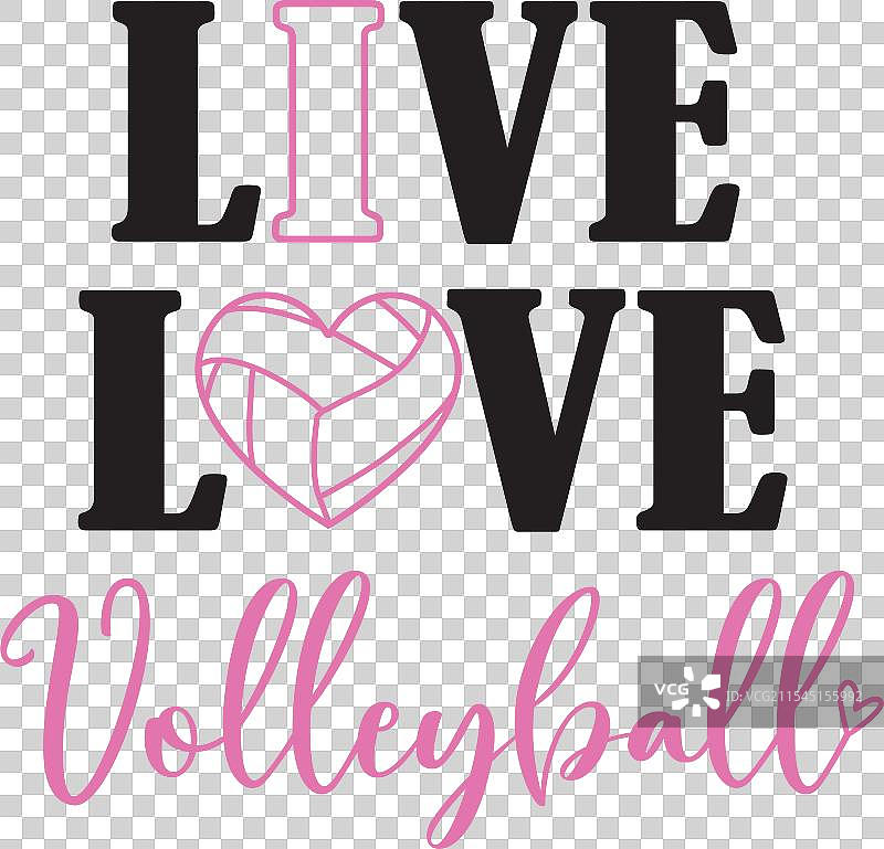 热爱排球的生活，秋季运动，排球剪影图片素材