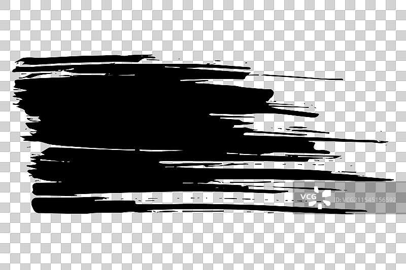 抽象水彩画，孤立的粗糙效果图片素材