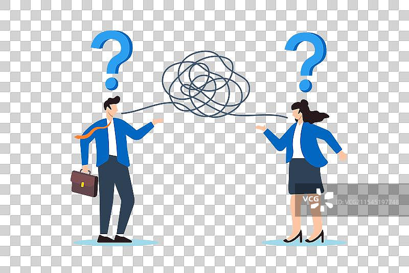 两位商务同事在交流图片素材