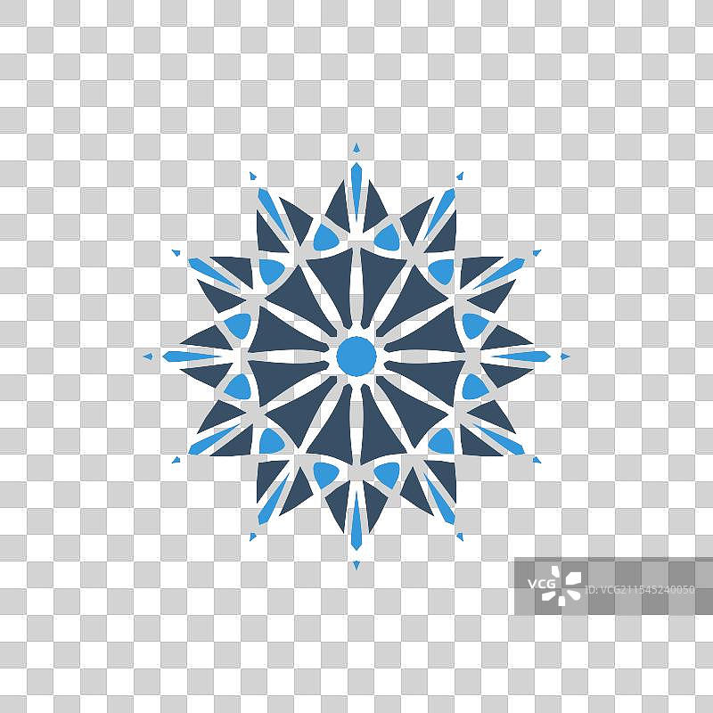 阿拉伯马赛克几何花卉装饰图片素材