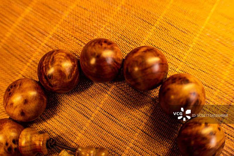 四川绵阳崖柏、崖柏手串、手串、把玩手串图片素材