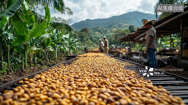 【AI数字艺术】巧克力制作 可可豆图片素材
