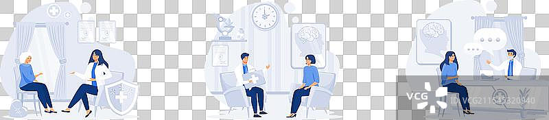 包容性的日常生活咨询与诊断图片素材