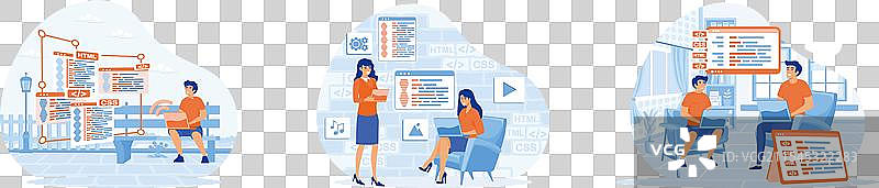 程序员开发网站编码软件图片素材