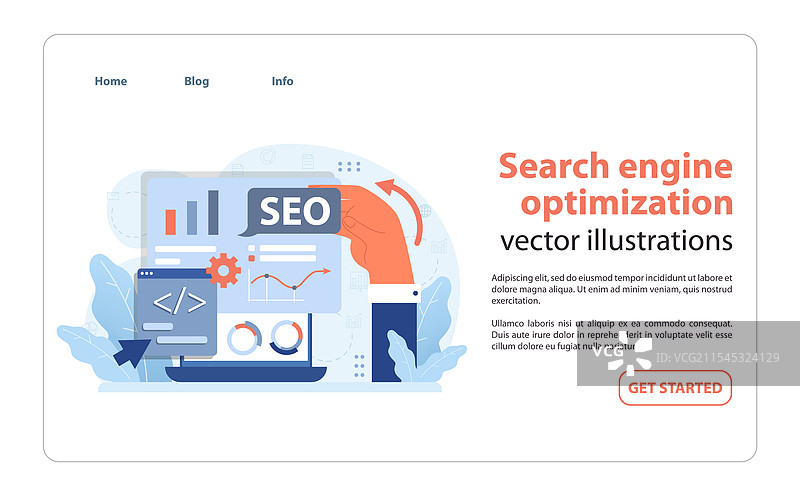 SEO策略可视化，手动微调SEO图片素材