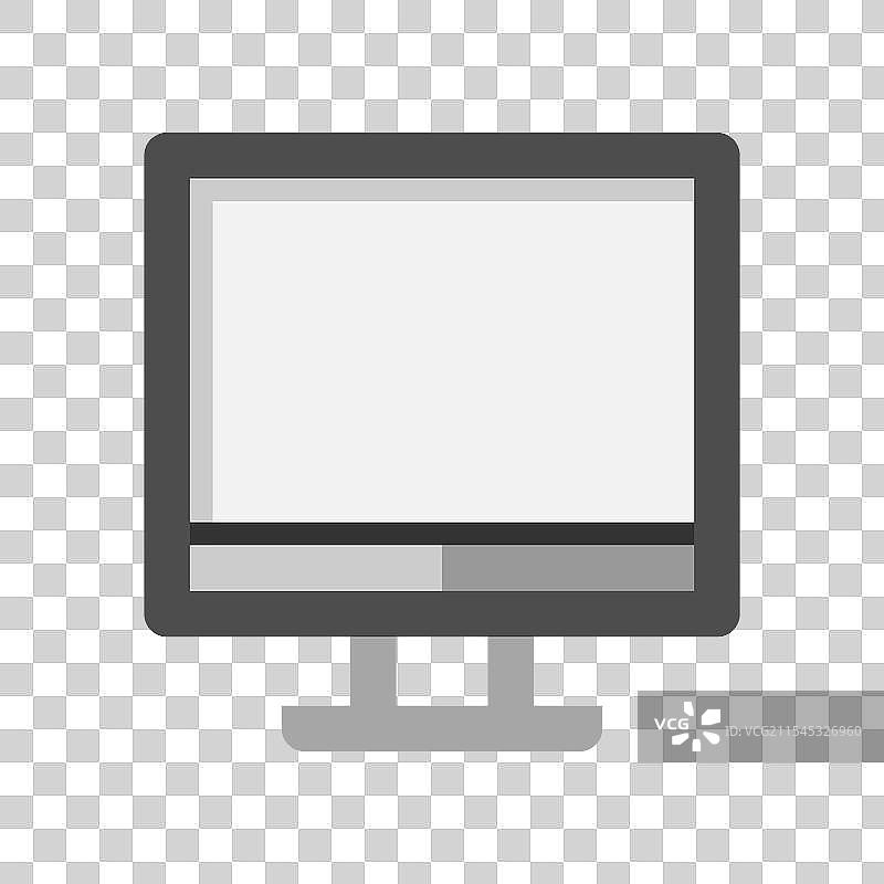 计算机扁平图标象征技术工作图片素材