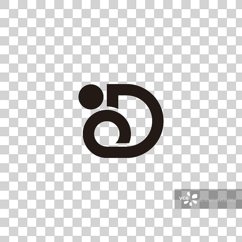 简单线条的人物符号图标图片素材