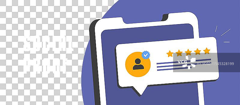 影响者营销横幅中的社会证明图片素材