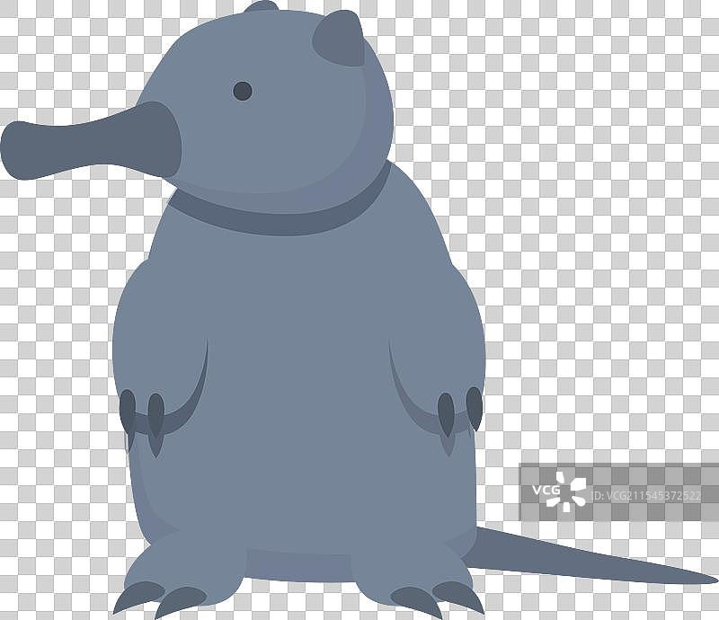 鼹鼠德斯曼动物图标卡通哺乳动物图片素材