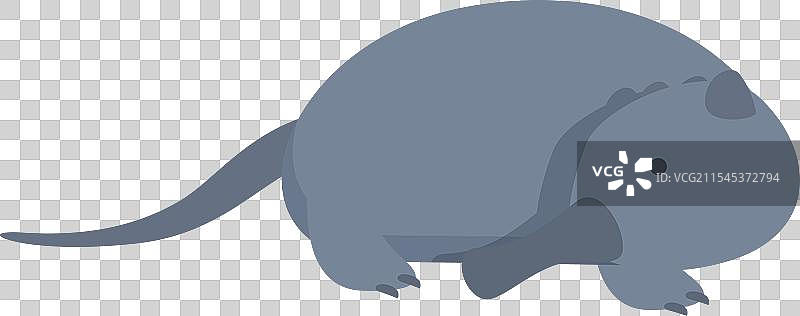 野生动物鼹鼠图标卡通自然野兽图片素材
