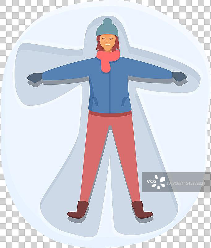 雪天天使图标卡通酷炫制作图片素材