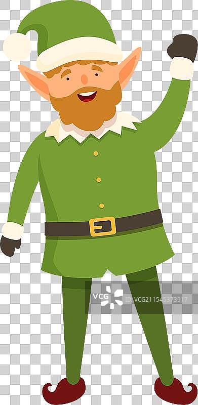 可爱的助手精灵图标卡通魔法节日图片素材