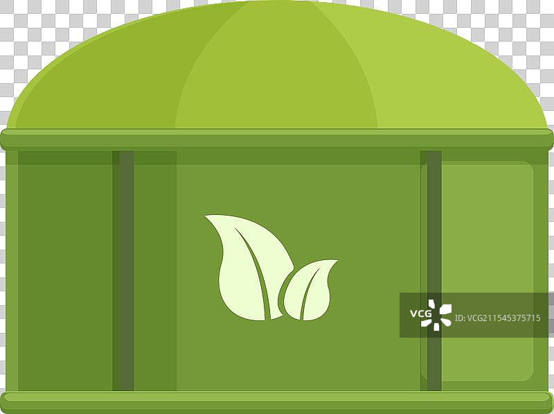 生物气体能源图标卡通罐可再生图片素材