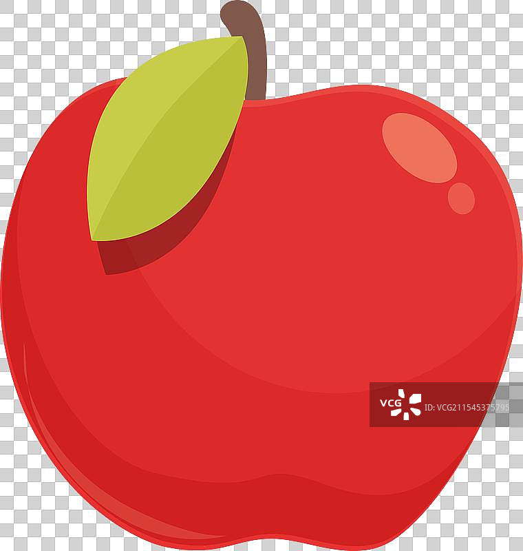 红色苹果水果图标卡通跑者食品图片素材
