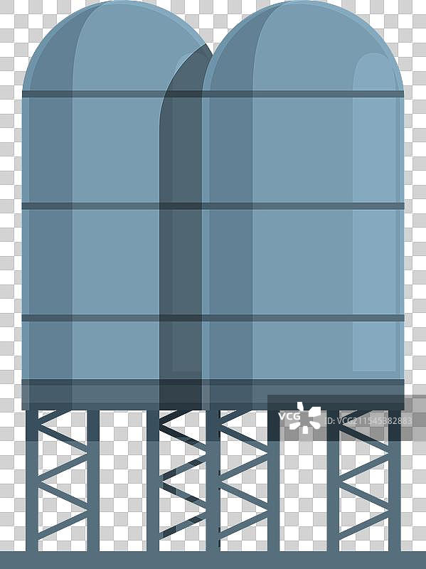 煤矿水箱图标卡通小车图片素材