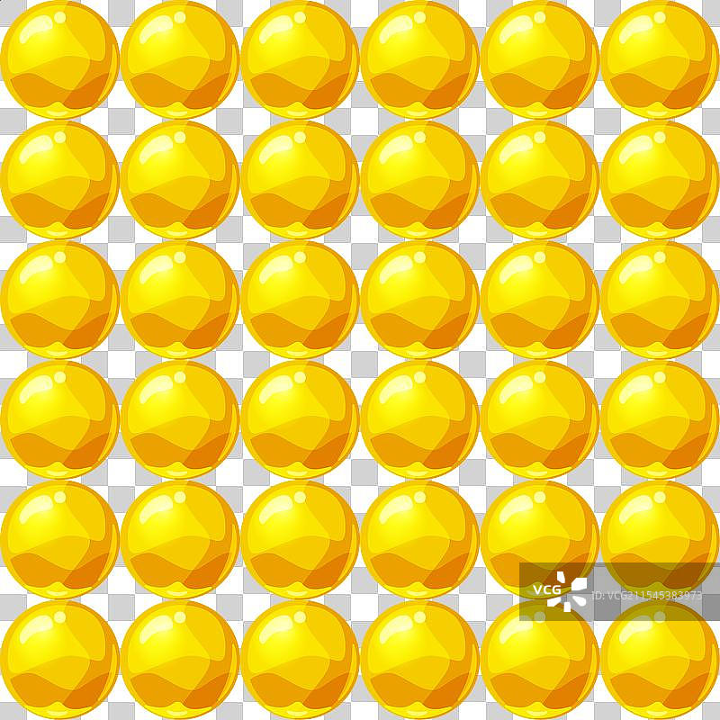 金色彩球无缝图案图片素材