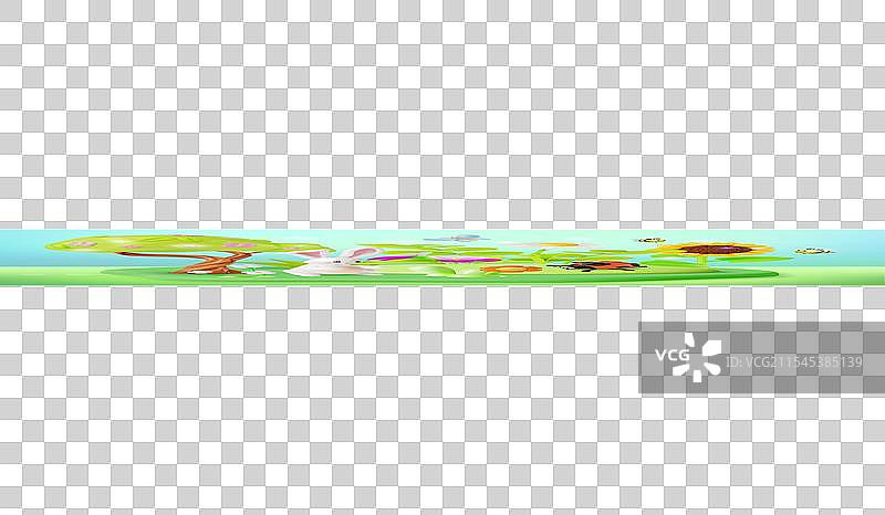 3D春季促销概念背景卡通风格图片素材