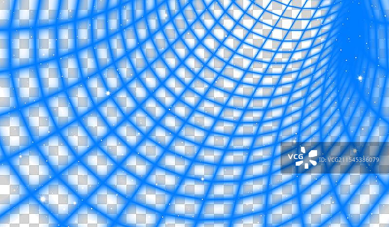 太空中的霓虹隧道，配有80年代风格的激光线条图片素材