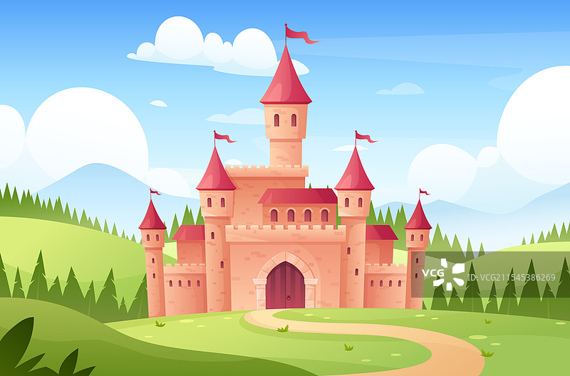 童话城堡图片素材