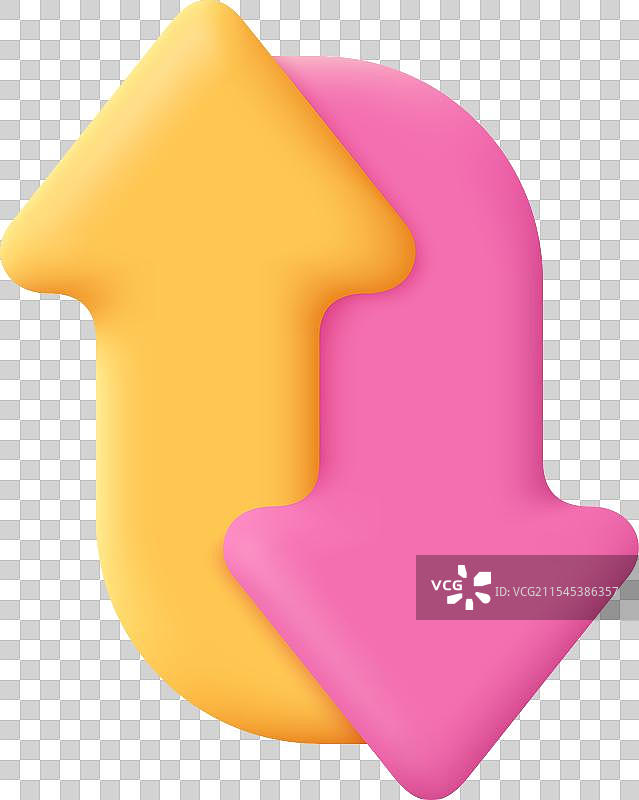 双向反向箭头，两支箭头朝向彼此移动图片素材