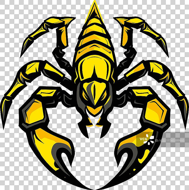昆虫蝎子电子竞技标志图标贴纸logo图片素材
