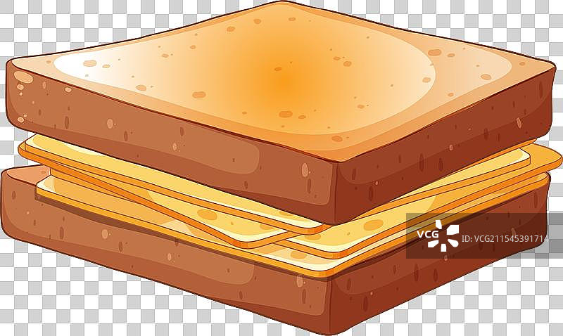 经典烤三明治的图形图片素材