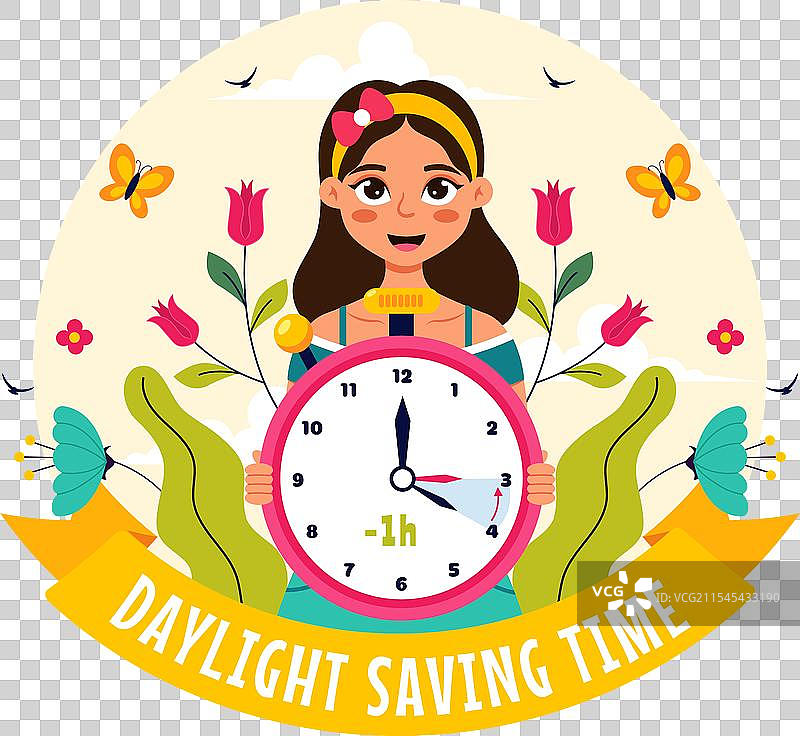 夏令时与闹钟图片素材