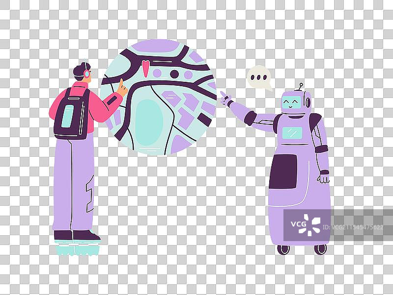 帮助的智能机器人图片素材