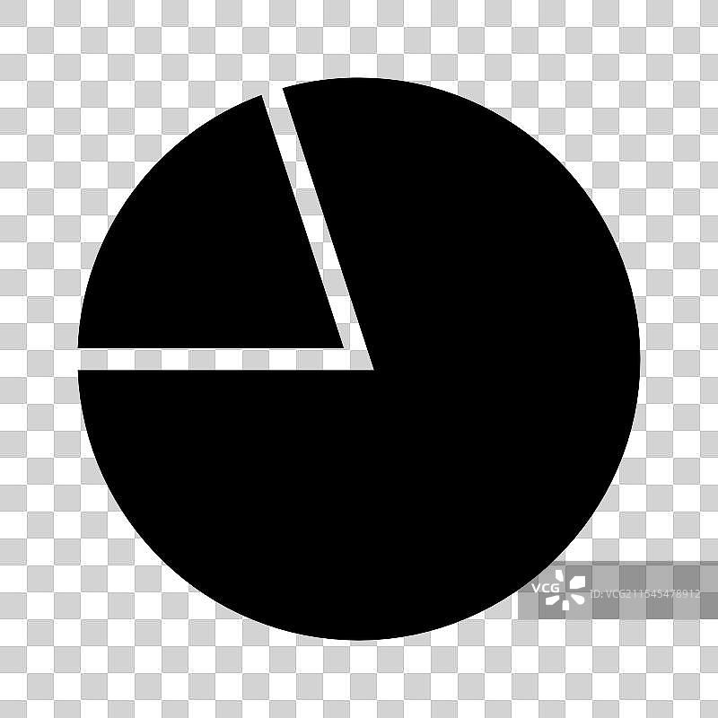 数学图标：五分之一图片素材